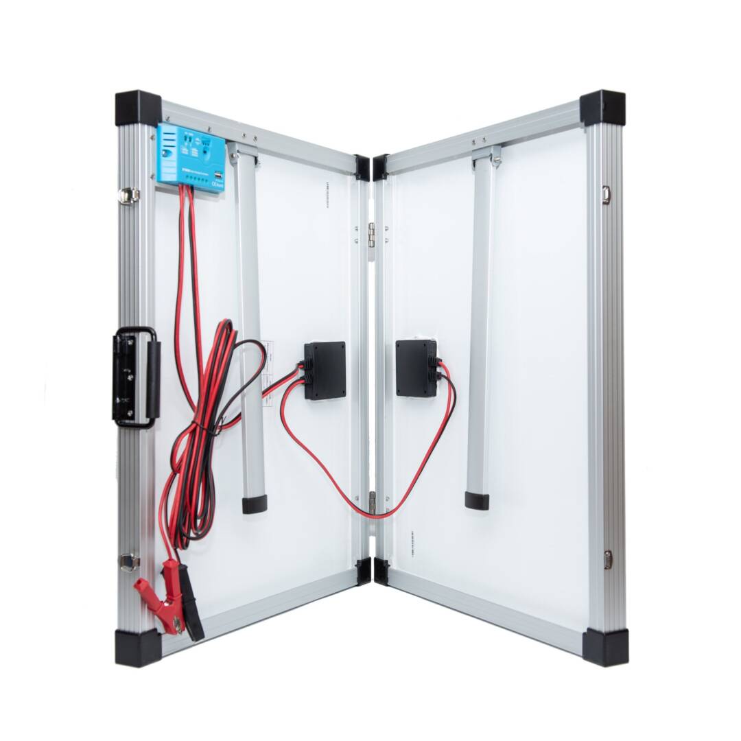 Преносим соларен сгъваем панел (куфар) 160W 12V - Image 2
