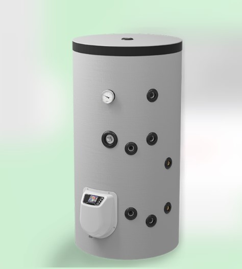 Комбиниран бойлер за подов монтаж 150 литра 1 серпентина, ел. управление неръждаем водосъдържател, 3 kW