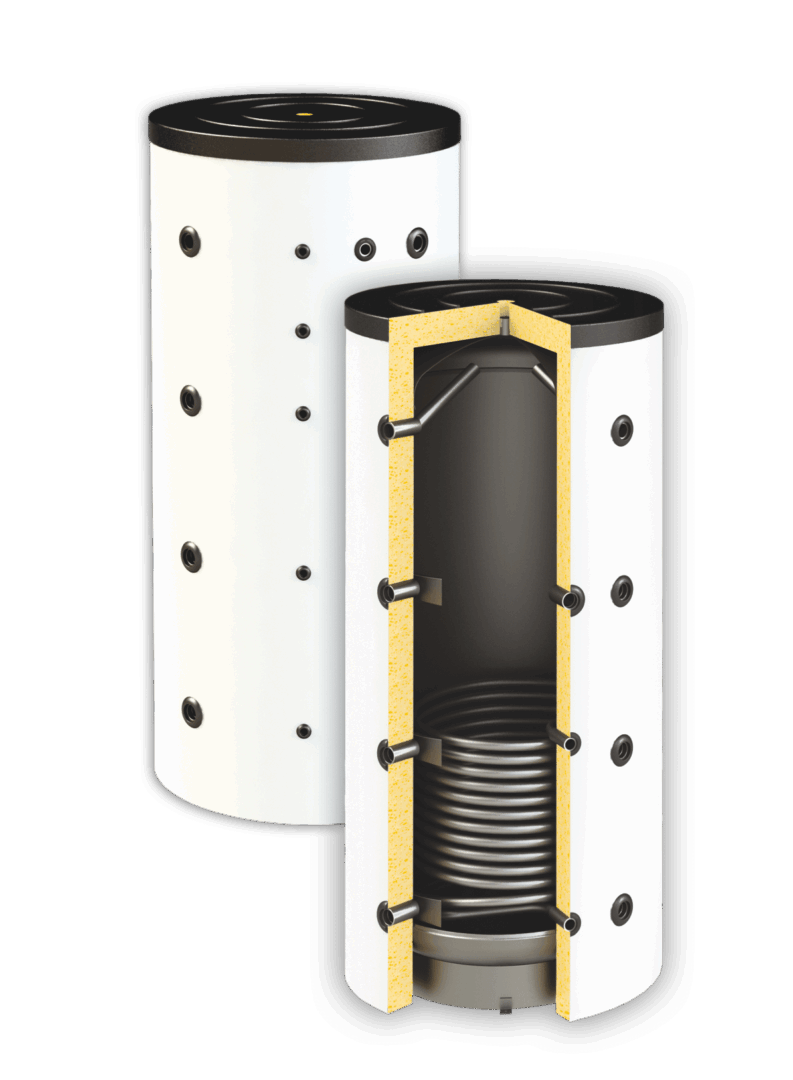 Буферни съдове SUNSYSTEM PBM R EF с една серпентина.