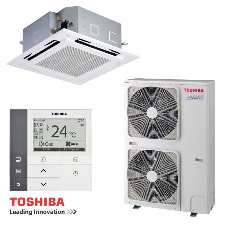 Инверторни климатици TOSHIBA, професионални касетъчни RAV-SM.MUT-E + RAV-SM.АTP-E - Image 5