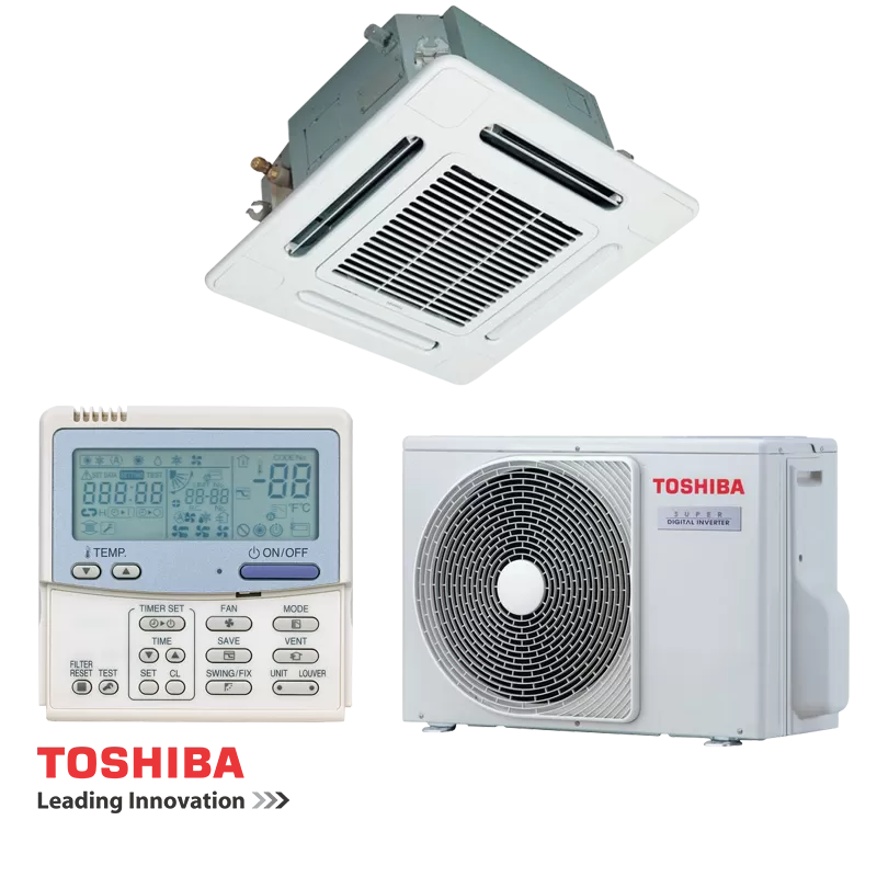 Инверторни климатици TOSHIBA, професионални касетъчни RAV-SM.MUT-E + RAV-SM.АTP-E - Image 6