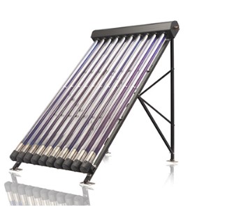 Вакуумно-тръбен слънчев колектор за топла вода с 12 тръби.
