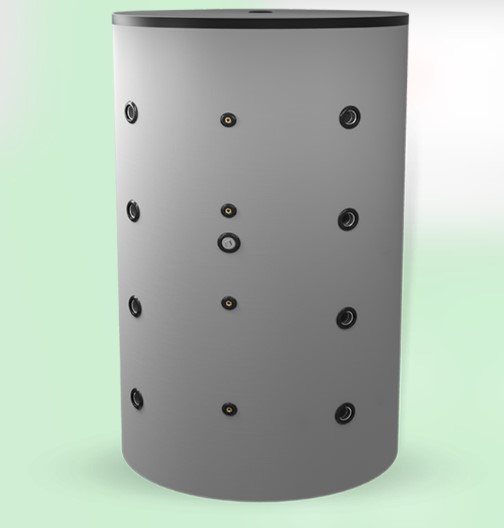 Буферен съд 1500 литра ЕЛДОМ, неемайлиран водосъдържател.