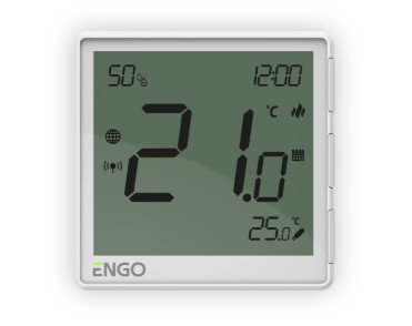 Смарт термостат ENGO EONE230W - бял.
