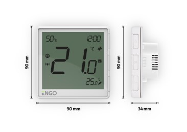 Смарт термостат ENGO EONE230W - бял. - Image 3