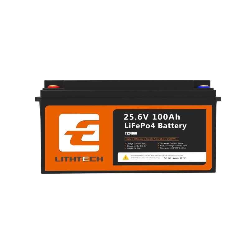 Батерия 24V 100Ah LiFePO4  с Bluetooth Lithtech с Нагревател - Image 2