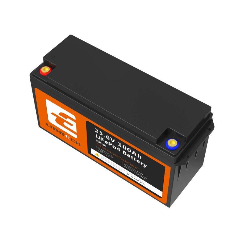 Батерия 24V 100Ah LiFePO4  с Bluetooth Lithtech с Нагревател - Image 4
