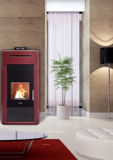 Италианска пелетна камина с водна риза MAJOLICA THERMO XL 20