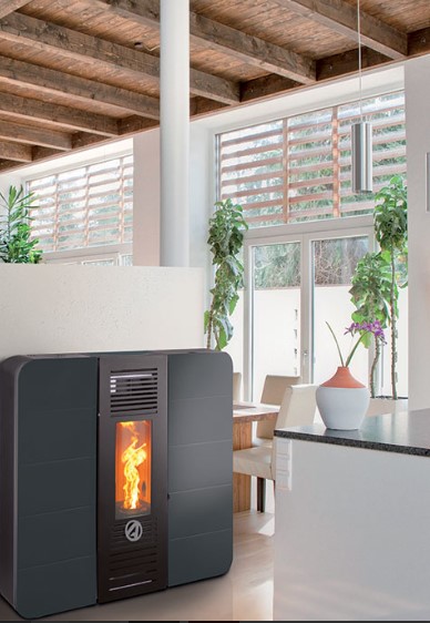 Италианска пелетна камина с водна риза SUBTILE THERMO L 16