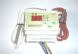 Термостат диферeнциален (програмируем) ДТ-2 с датчици - KTY81 - Image 2