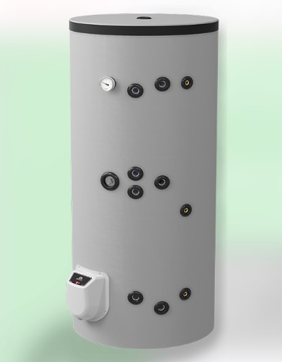 Емайлиран комбиниран бойлер за подов монтаж 200 литра, 2 серпентини 0 kW