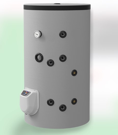 Комбиниран бойлер за подов монтаж 300 литра, 1 серпентина, електронно управление, емайлиран водосъдържател, 0kW