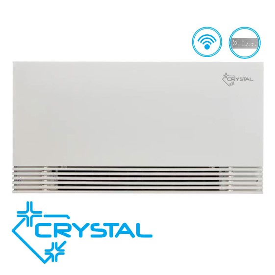 Ултратънки вентилаторни конвектори Crystal SMART 600 L/R Wi-Fi