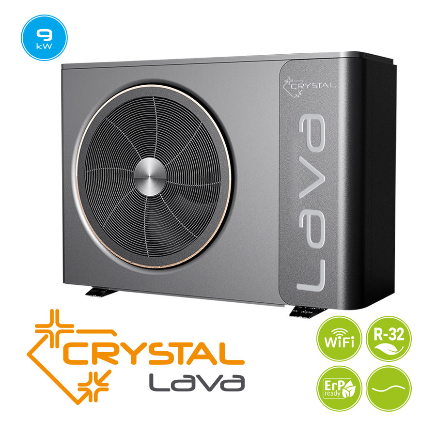 Термопомпа въздух-вода, моноблок Crystal LAVA 9 kW