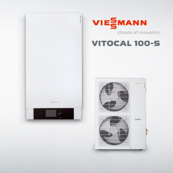 Viessmann, термопомпа Vitocal 100-S AWB-E-AC 101.A12, 13kW/14,8kW от./охл., 400V