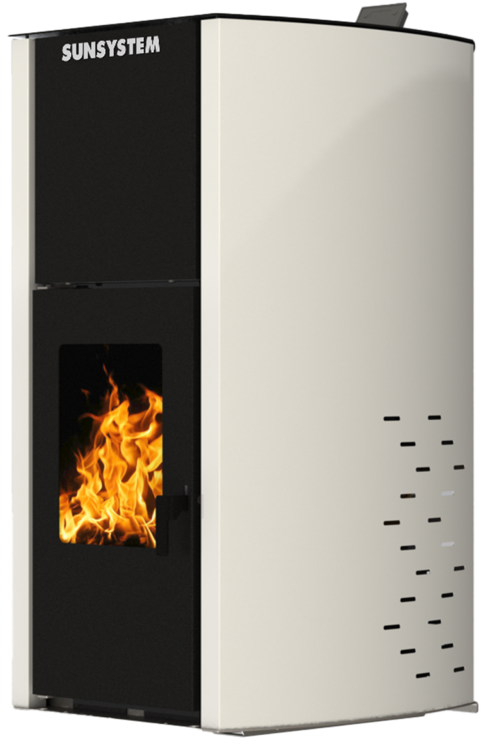 Пелетна камина SUNSYSTEM Comfort New 25 kW с водна риза