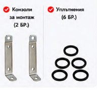 Колекторна група за подово отопление GIACO 1" – 2 до 16 кръга, Made in Italy - Image 2