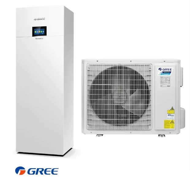 Tермопомпа с водосъдържател Gree Versati III GRS-CQ16PdG/NhH-M - трифазен с вграден бойлер 185 л