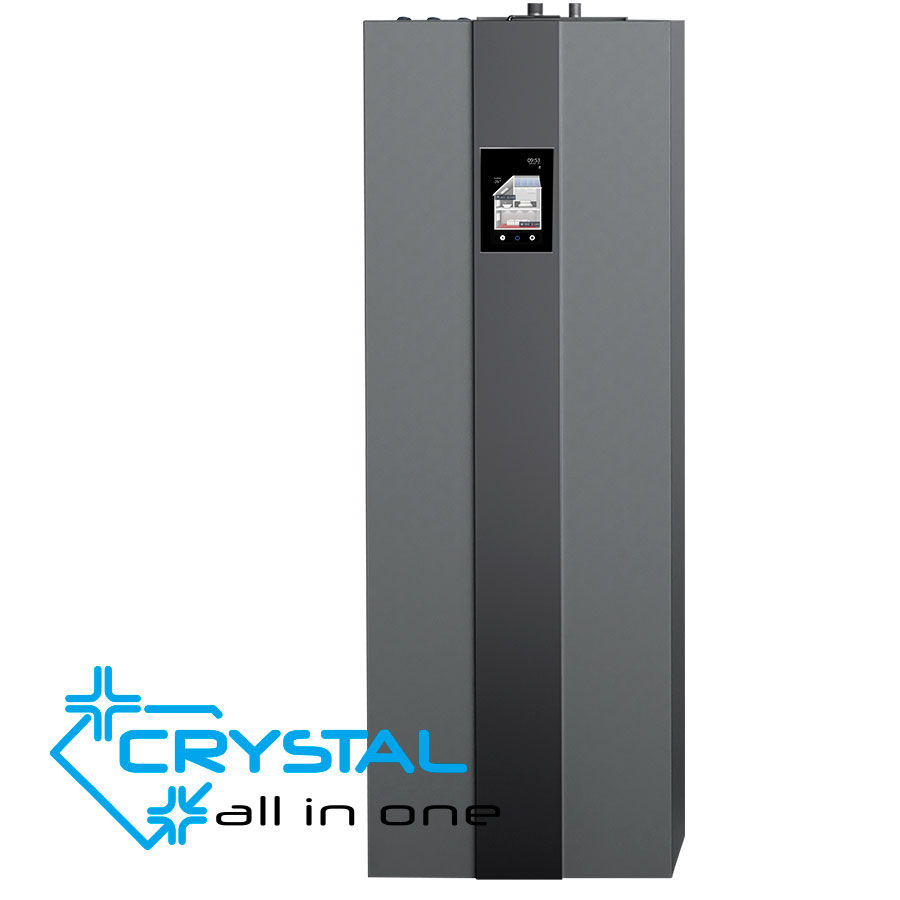Инверторна термопомпа въздух-вода Crystal Aqua Aura II 6S All-In-One 250 – монофазна - Image 2