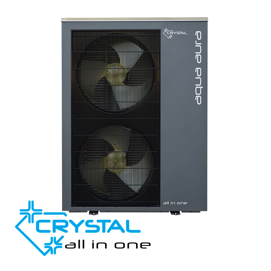 Инверторна термопомпа въздух-вода Crystal Aqua Aura II 15S All-In-One 250 – трифазна - Image 5