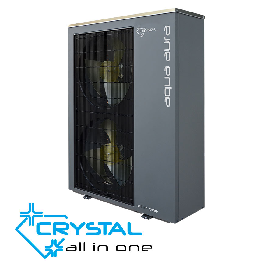 Инверторна термопомпа въздух-вода Crystal Aqua Aura II 15S All-In-One 250 – трифазна - Image 4