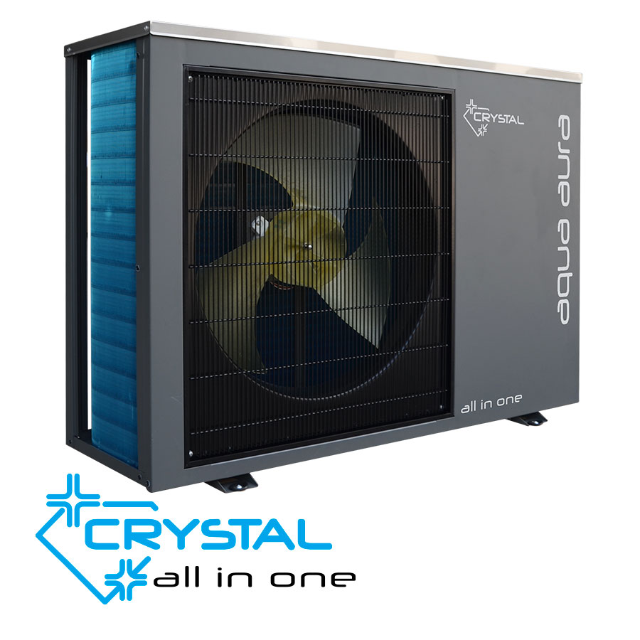 Инверторна термопомпа въздух-вода Crystal Aqua Aura II 6S All-In-One 250 – монофазна - Image 4
