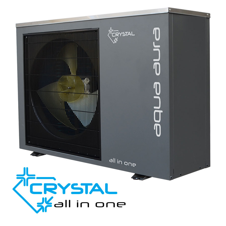 Инверторна термопомпа въздух-вода Crystal Aqua Aura II 6S All-In-One 250 – монофазна - Image 6